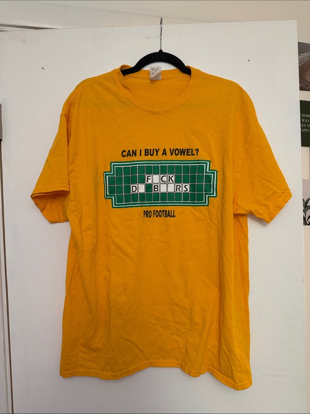 Men's "F*** Da Bears" tshirt.